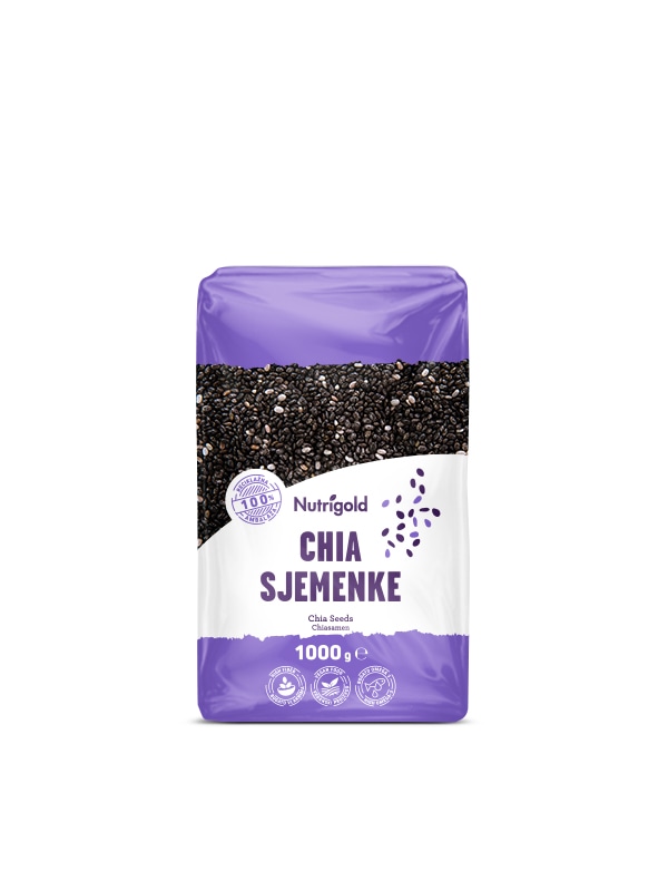 Nutrigold Chia Sjememke 1000g Nutrigold