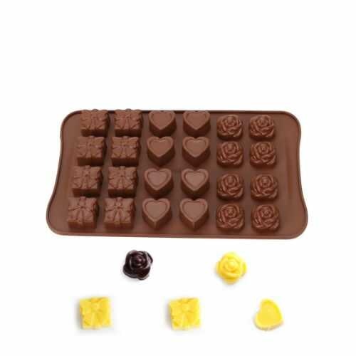 Silikonski kalupi za izradu pralina ili čokoladnih pločica 1 kom