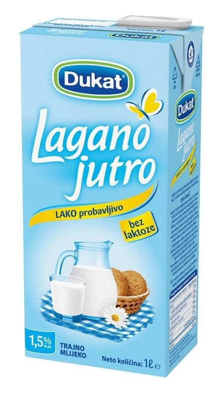 Trajno mlijeko Lagano jutro 1 l
