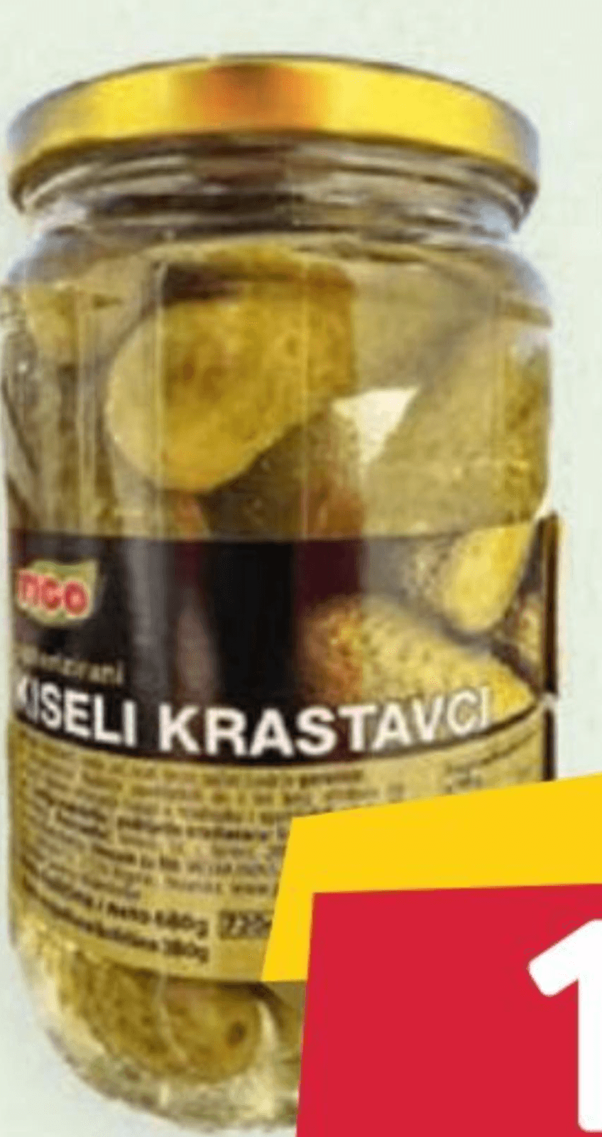 FIGO Kiseli krastavci 720ml