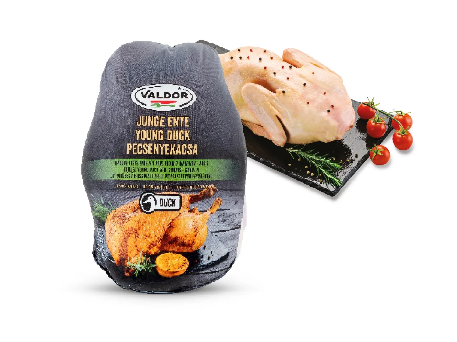 Svježa patka cca 1.9 kg - 2.6 kg Valdor