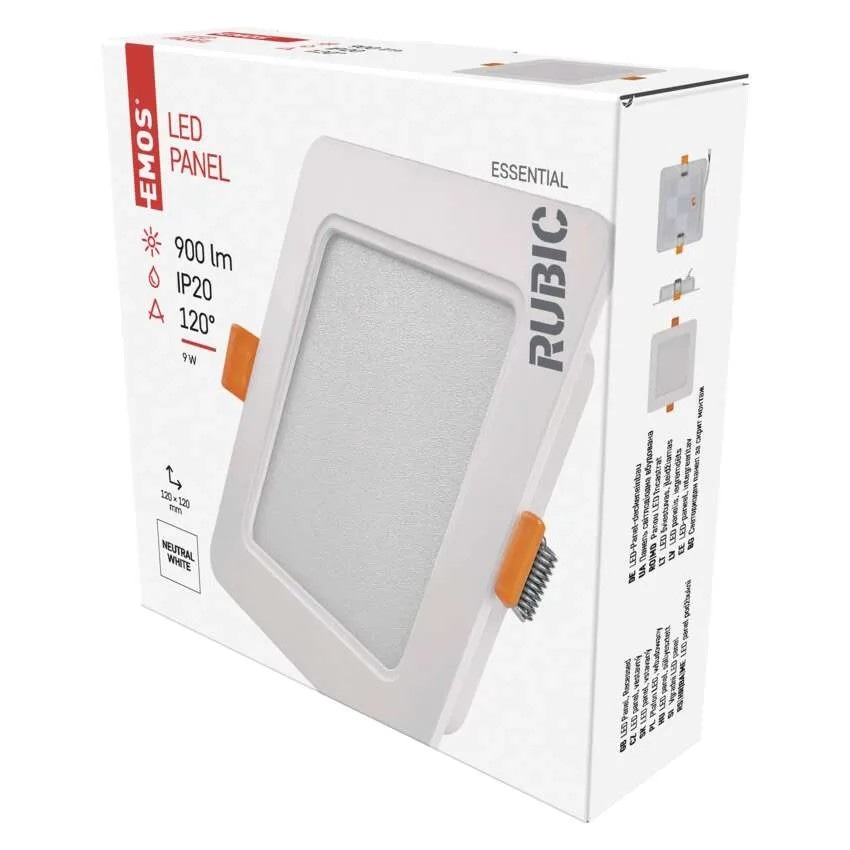 Ugradbeni LED panel RUBIC četvrtasti (9 W)