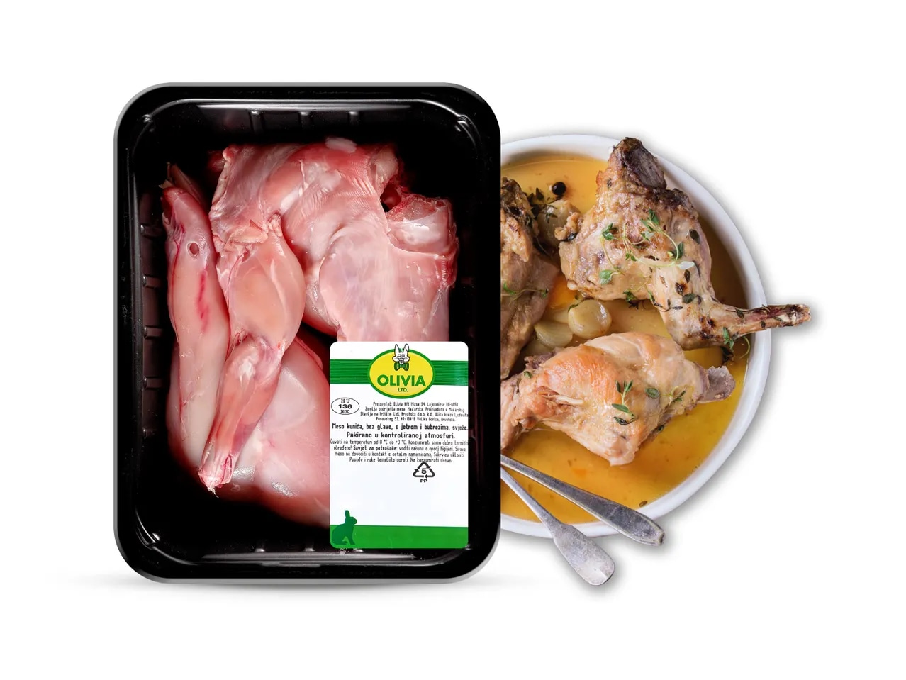 Svježi kunić cca 1.3 kg