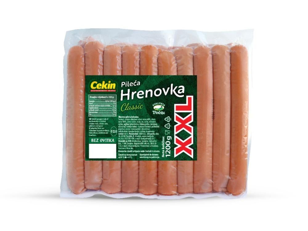 Cekin Pileća hrenovka classic XXL 1.2 KG