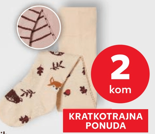 Čarape s gaćicama za bebe 2 kom