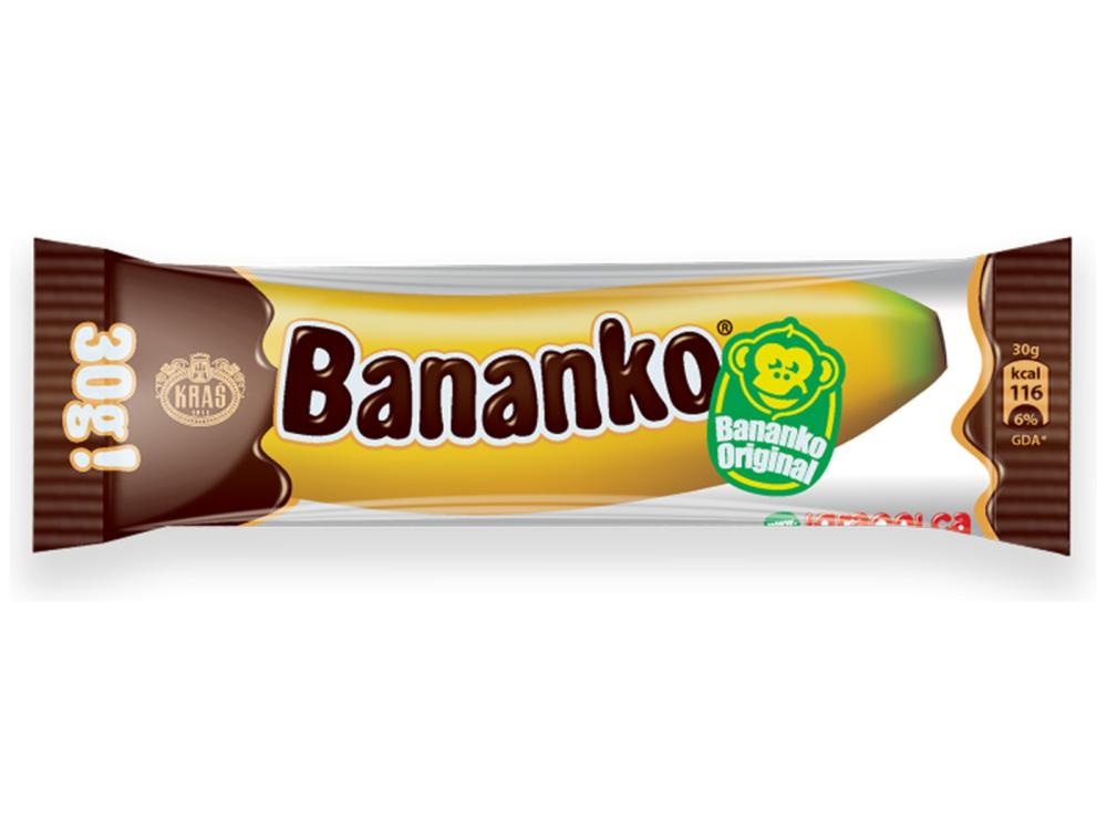Bananko ili Tortica, Kraš Čokoladni desert 30 g ili 25 g