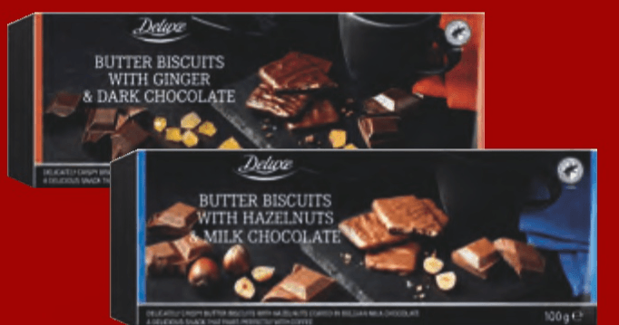 Keksi preliveni čokoladom 100 g