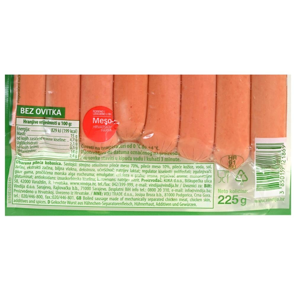 Hrenovke koktel Cekin 225 g