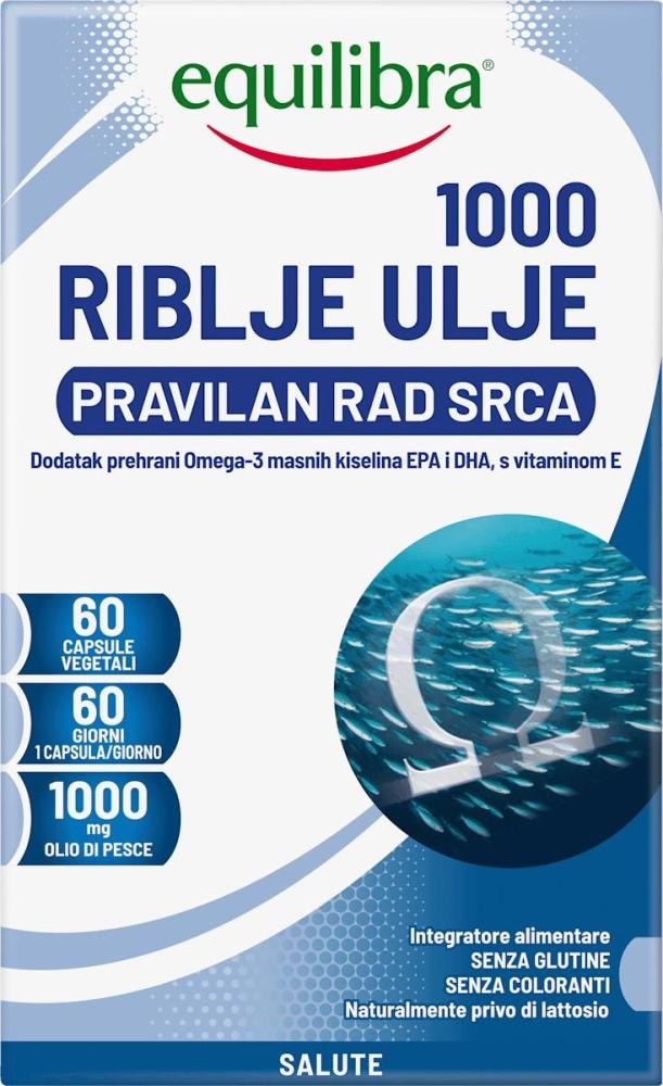 Equilibra riblje ulje 1000 60 kom. Equilibra