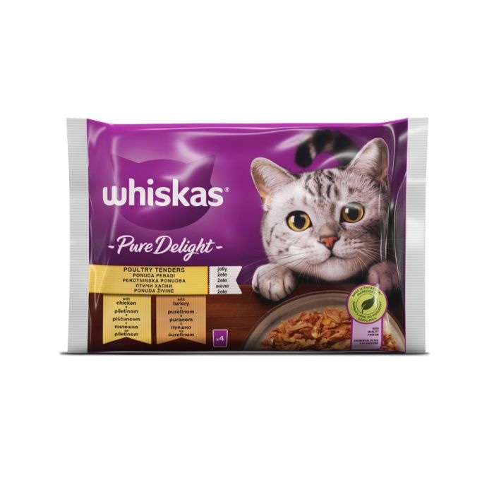 Tasty mix ili Pure Delight, Whiskas Hrana za mačke 4 x 85 g Whiskas
