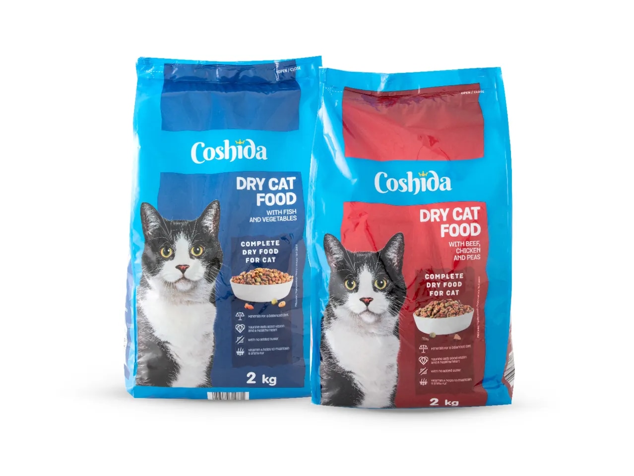 Coshida Suha hrana za mačke 2 kg