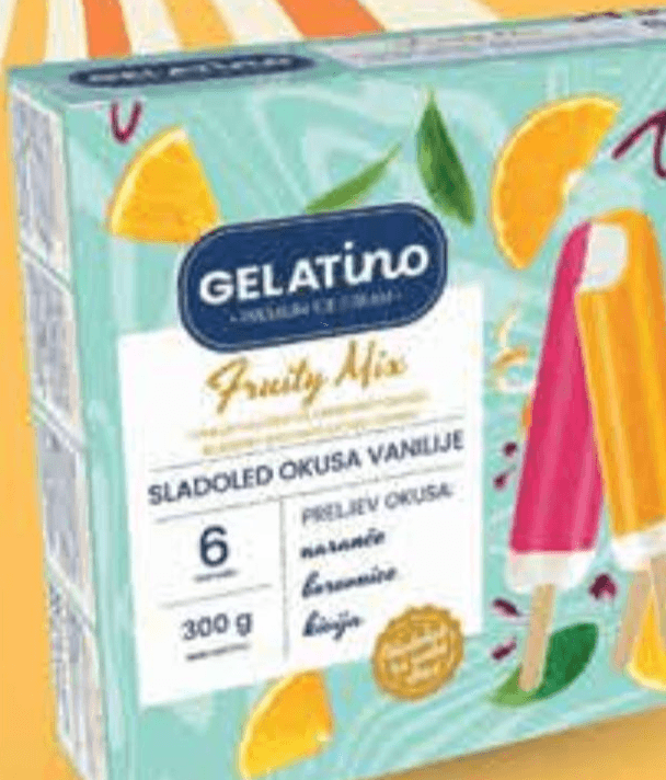 Gelatino Sladoled 6x 60 ml
