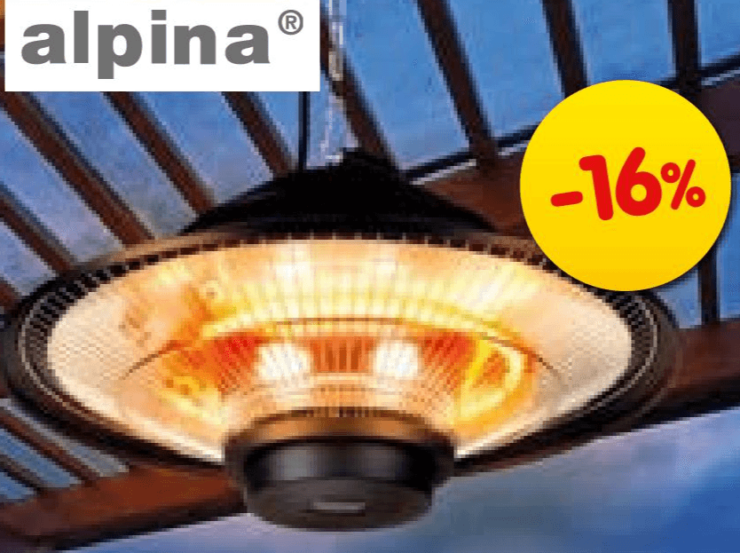 Viseća grijalica Alpina 1500 W 1 kom