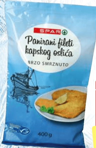 Panirani filet MSC oslića SPAR 400 g