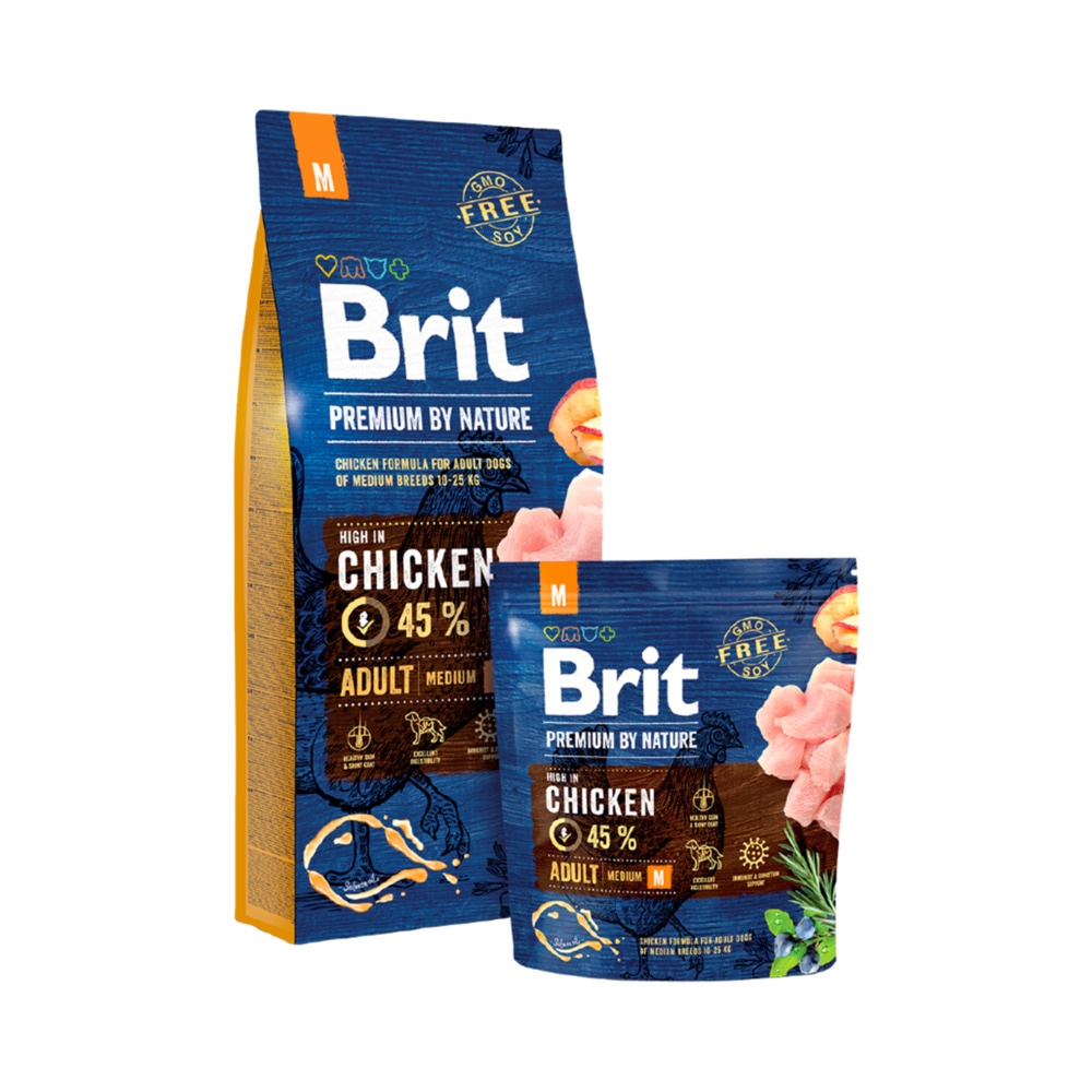 Brit Premium by Nature Adult M 15 kg BRIT