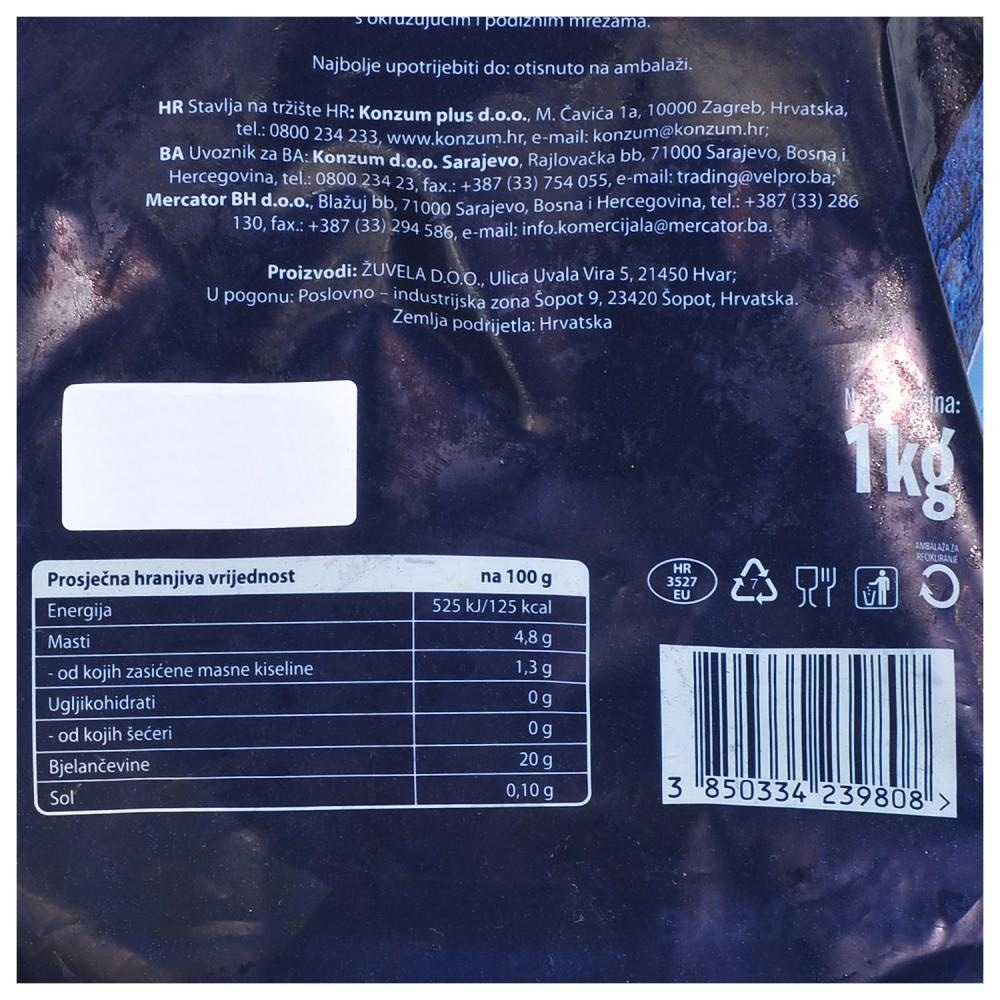 ADRIA MARE Jadranski inćun 1kg