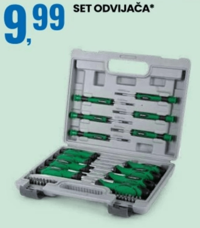 Set odvijača