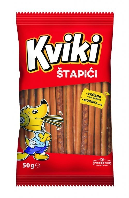 Grickalice Kviki od 50 g do 220 g