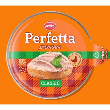 OVAKO Kokošja pašteta perfetta 95g Ovako