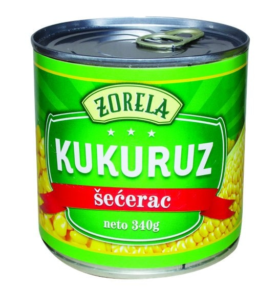 Kukuruz šećerac ocijeđena masa: 285 g