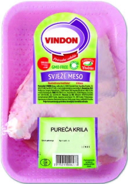 Pureća krila na podlošku i vp Vindon