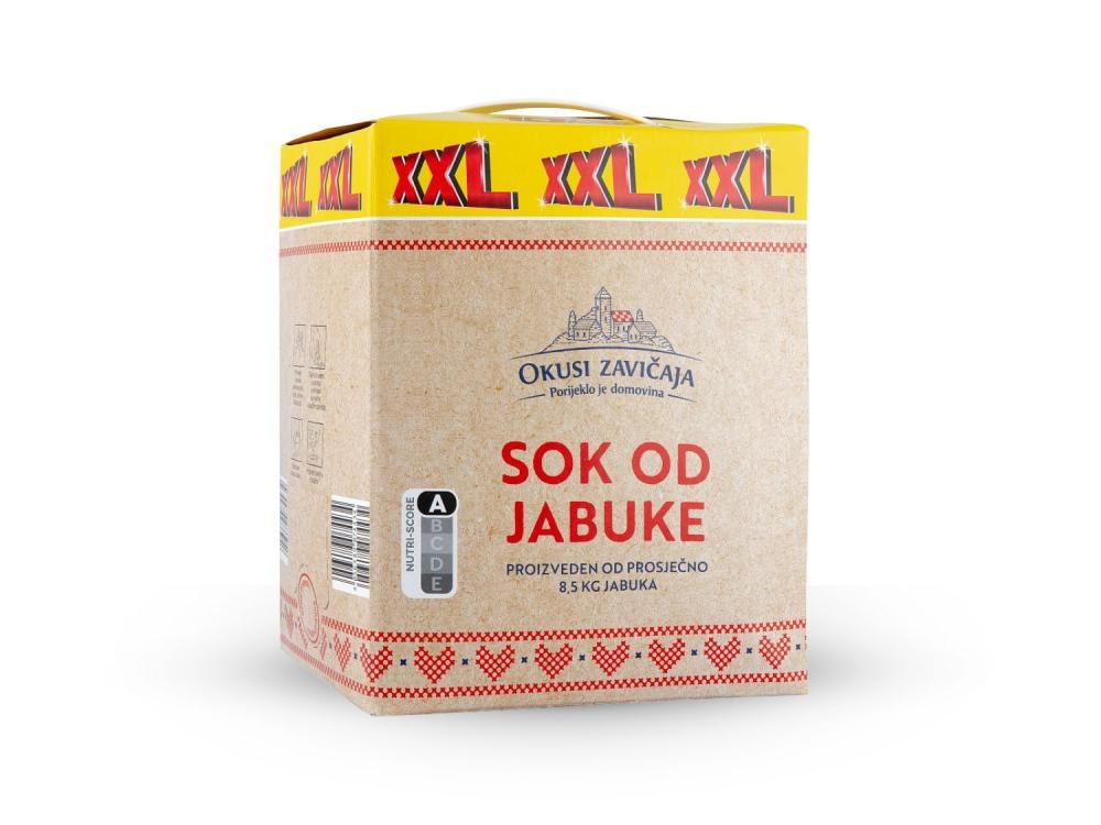 Prirodni sok od jabuke XXL 5 L