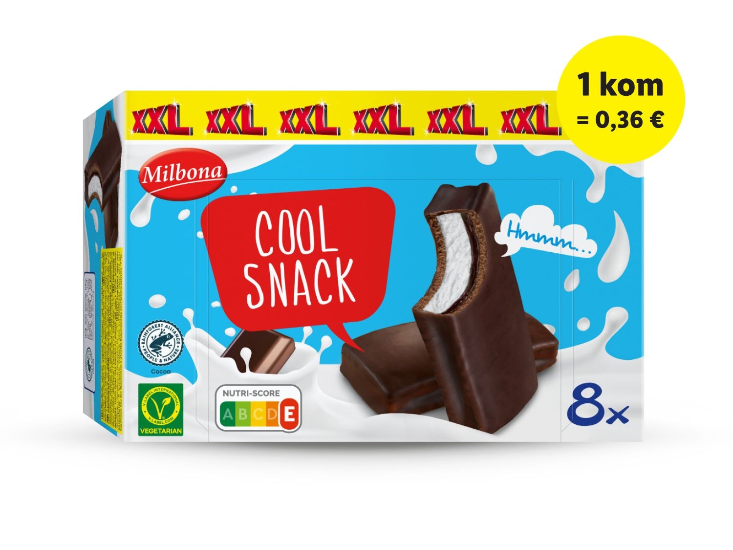 Milbona Biskvit s mliječnim punjenjem 8 x 30 g