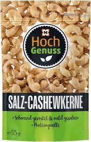 Hoch Genuss Salz-Mandeln ili Salz-Cashewkerne 125 g