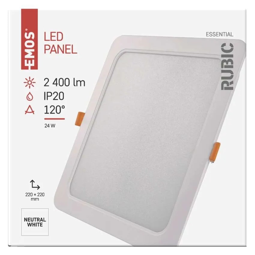 Ugradbeni LED panel RUBIC četvrtasti (24 W)