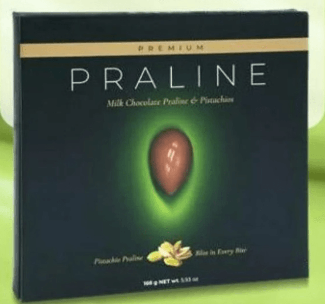 Praline s kremom od pistacija 168 g