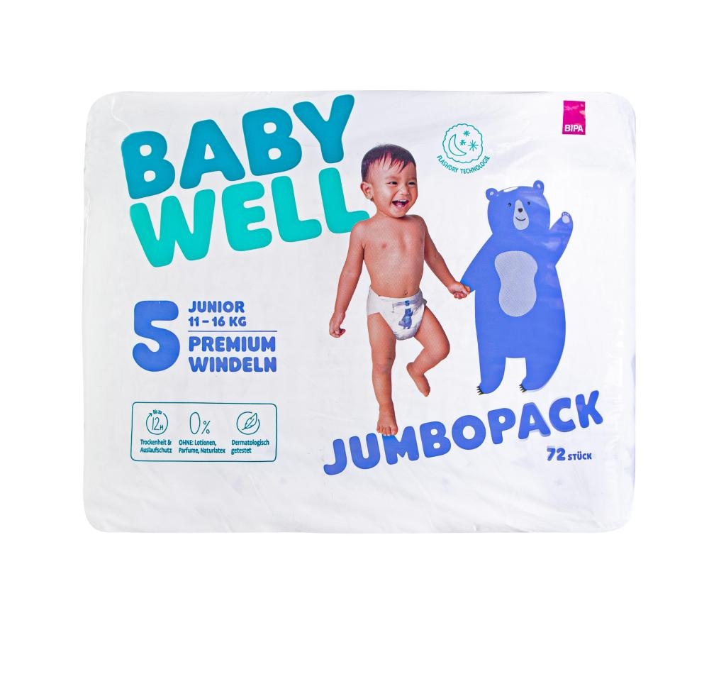 BABYWELL Premium pelene jumbopack veličina 4, 84/1