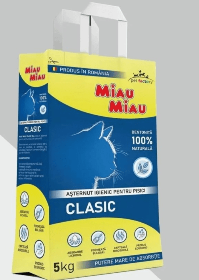 Pijesak za mačke Miau Miau Classic 5 kg