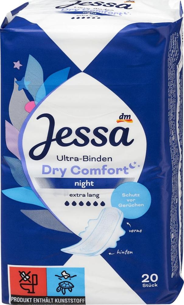 Jessa ulošci ultra extra dugi noćni s krilcima 20 kom Jessa