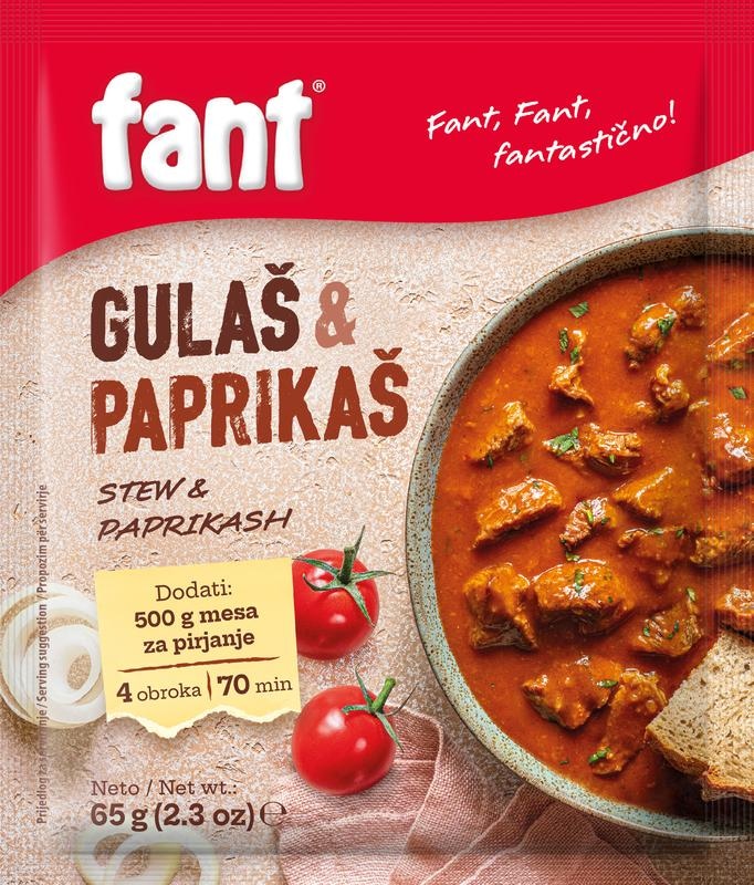 Začin Fant za gulaš i paprikaš 65 g