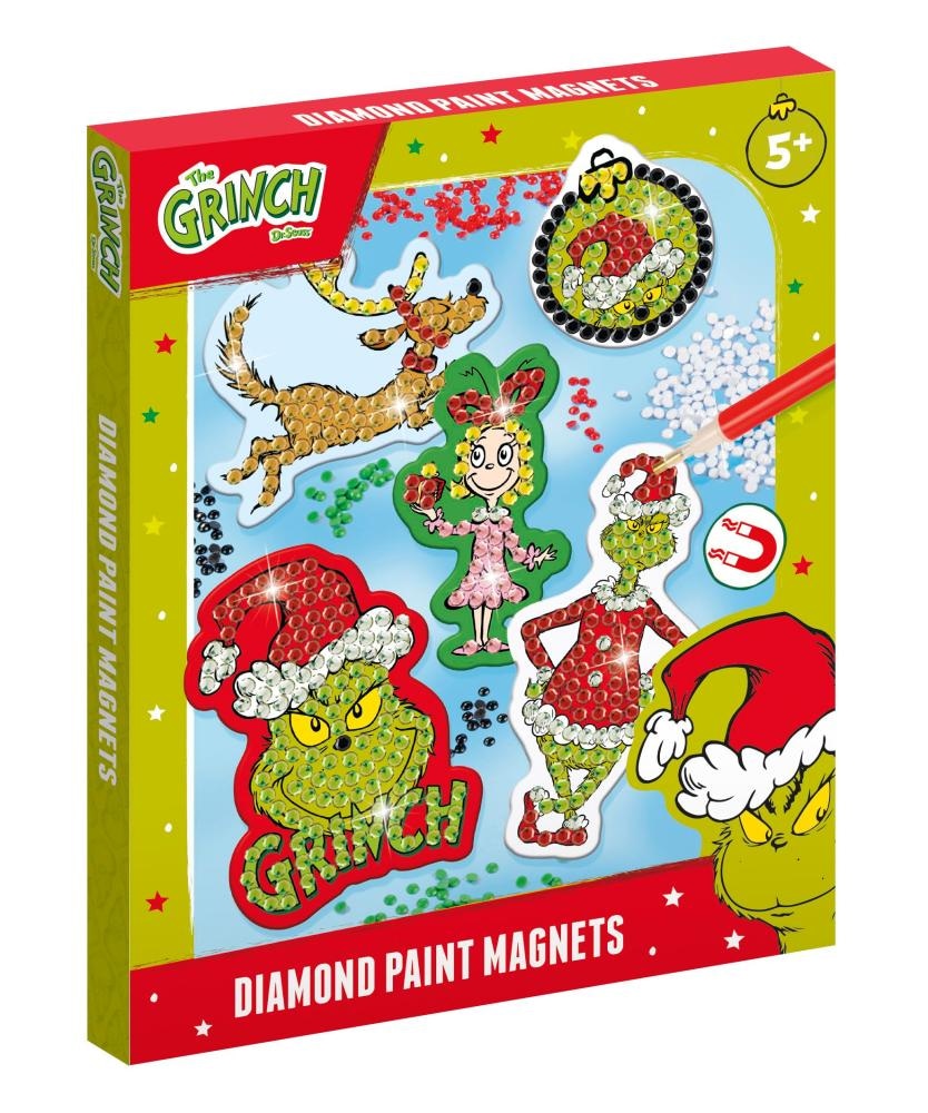 Kreativni set Diamond Paint Magnets 5 kom Grinch