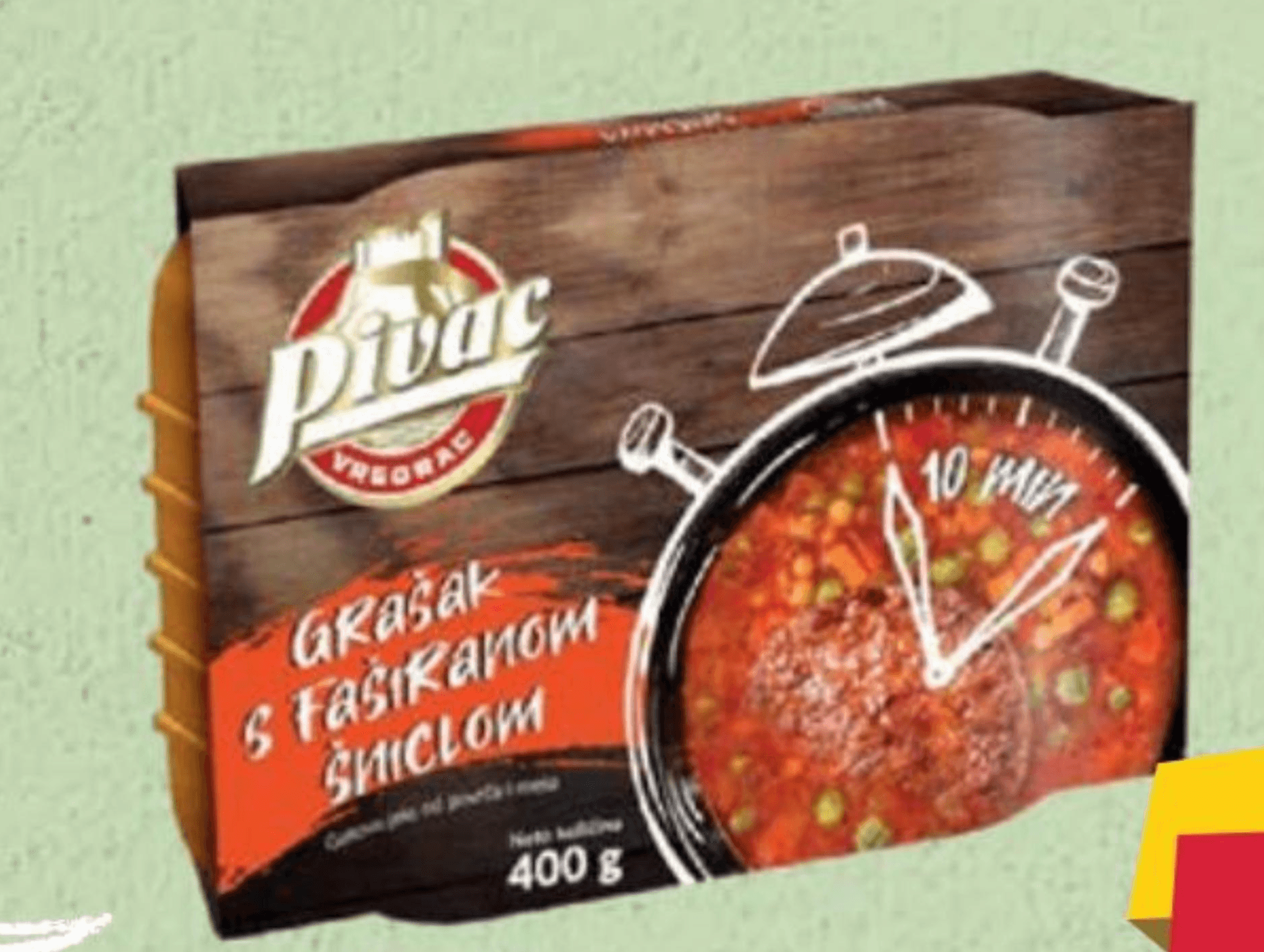 PIVAC Grašak s faširanom šniclom 400g