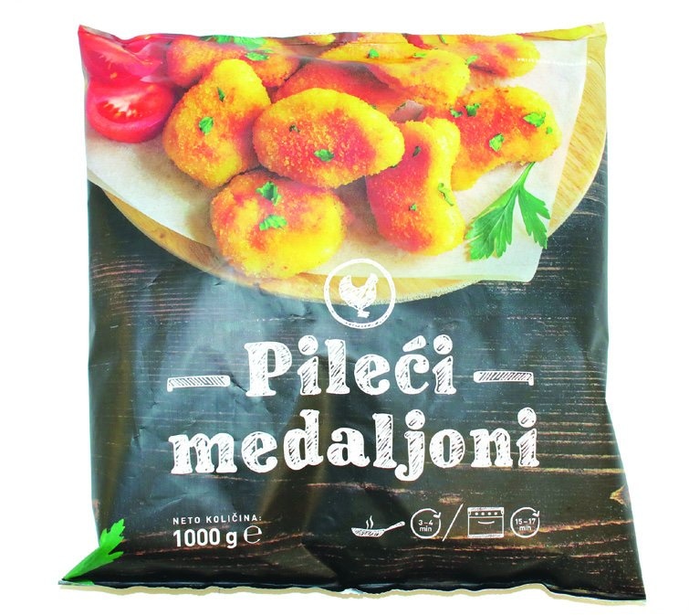 Panirani pileći medaljoni 1 kg
