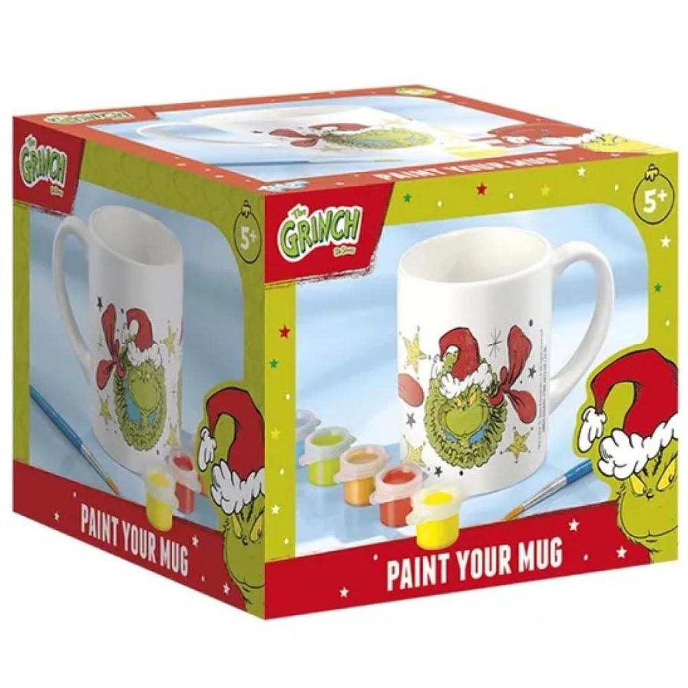 Kreativni set za oslikavanje šalice Grinch