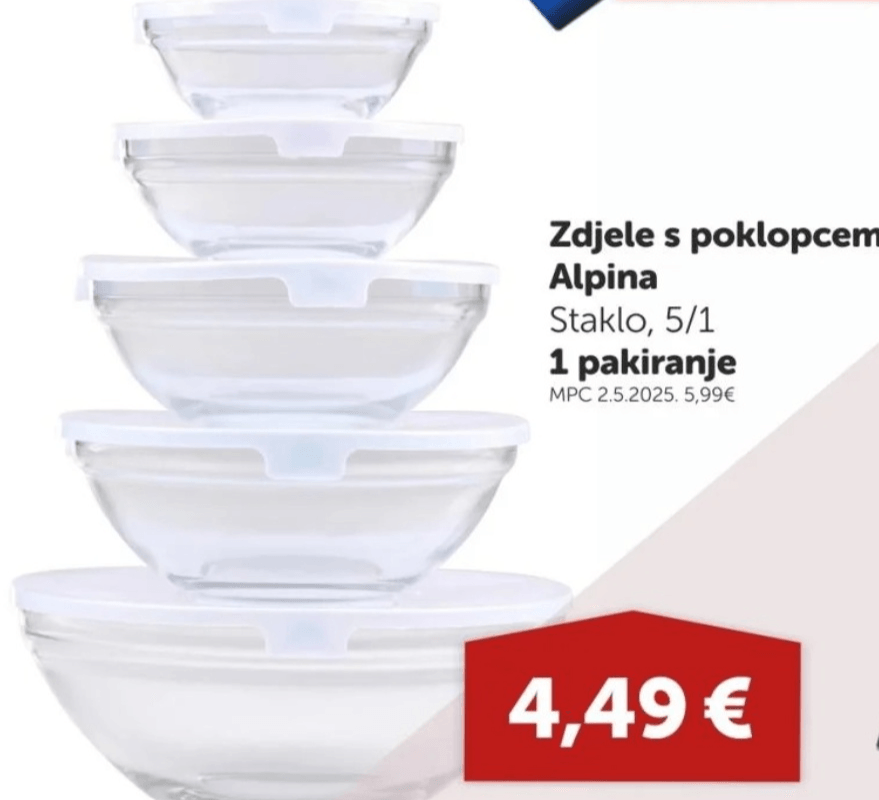 Zdjele s poklopcem Alpina 1 pakiranje