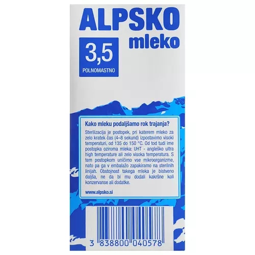 Alpsko Trajno mlijeko 1l Alpsko