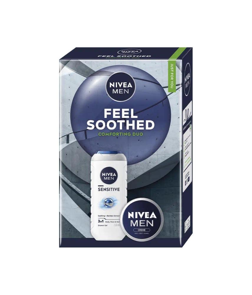 Nivea Man Set Feel Soothed 75ml + 250ml, pak