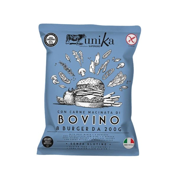 Unika Burger Bovino 1,6 kg