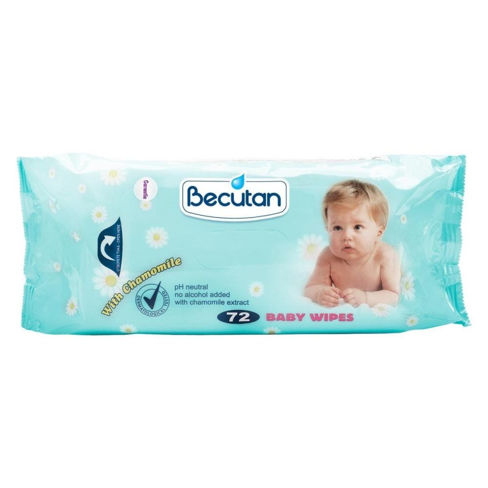 BECUTAN Vlažne maramice 72 kom