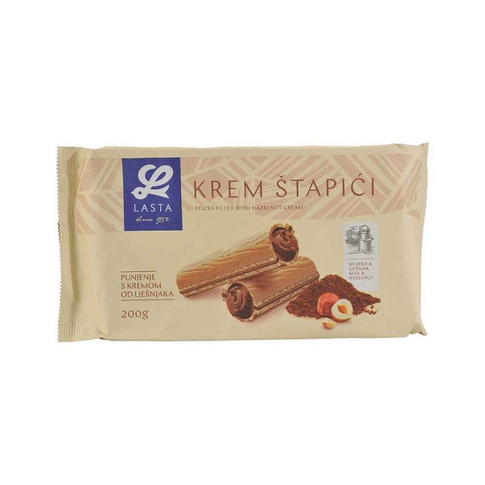 Lasta Vafel krem štapići 200 g