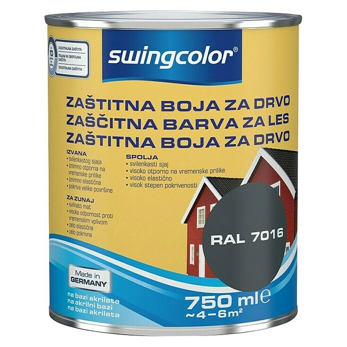 Mix zaštitna boja za drvo 'Basis 1 ili 4' 750 ml