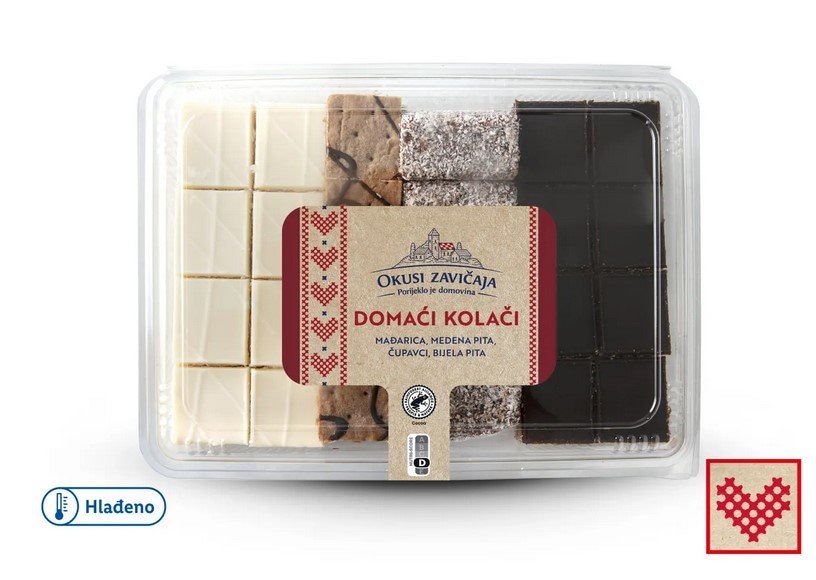 Okusi zavičaja Svježi domaći kolači 820 g