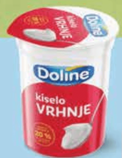 Doline Kiselo vrhnje 180 g