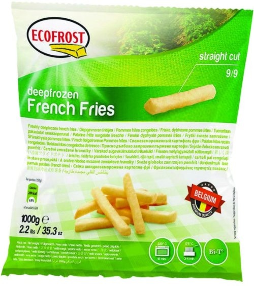 Ecofrost Pommes Frites 1 kg Ecofrost