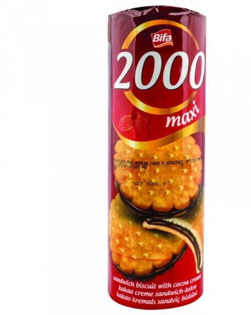 Sendvič keks punjen kakao, vanilija kremom 500 g Bifa