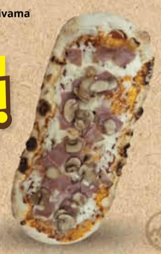 Pizza sa šunkom i gljivama 240 g